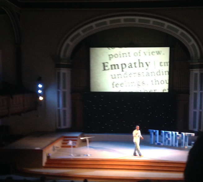 Will Reynolds discussing empathy at Turing Festival