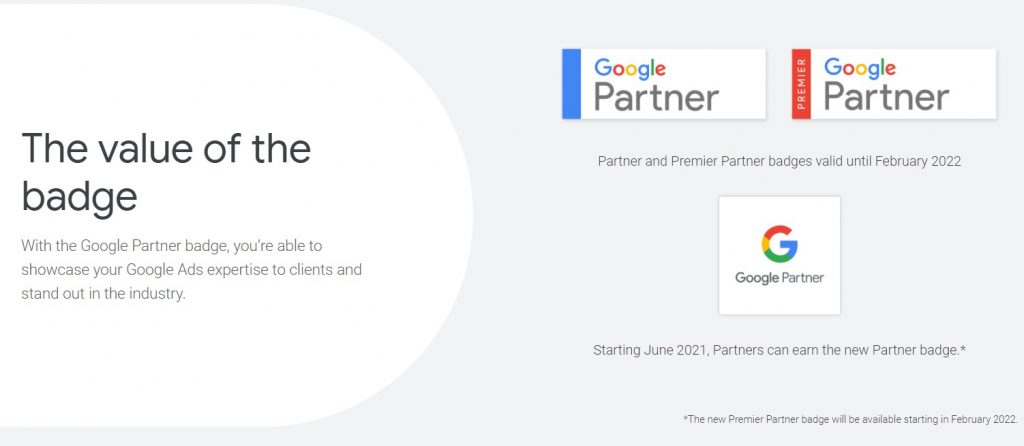 Google Partner badges