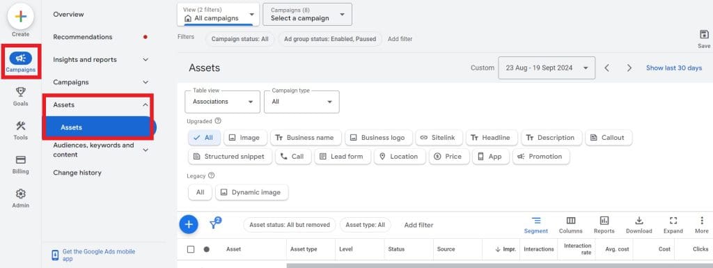 Set up Google Image Extensions