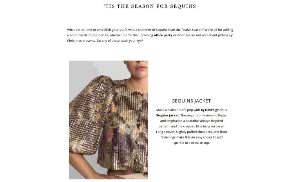 Feather & Stitch blog screenshot
